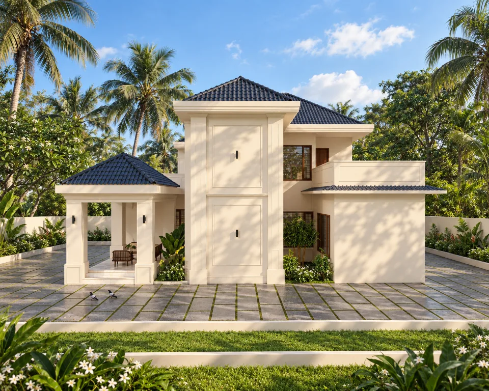 Thanseer residence at veengara