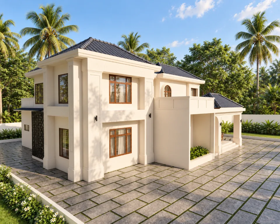 Thanseer residence at veengara