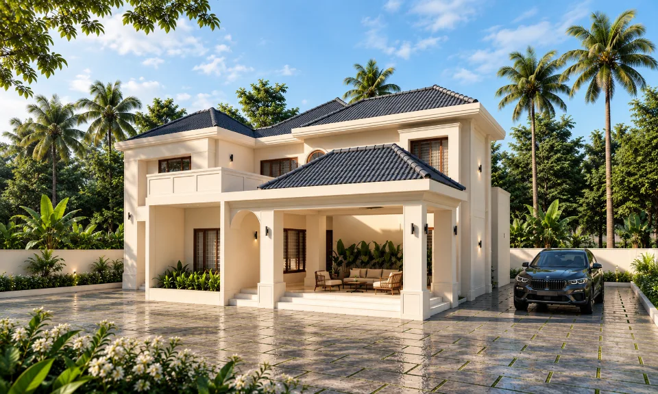 Thanseer residence at veengara