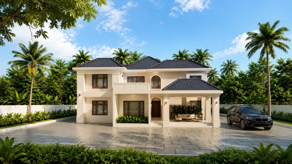 Thanseer residence at veengara