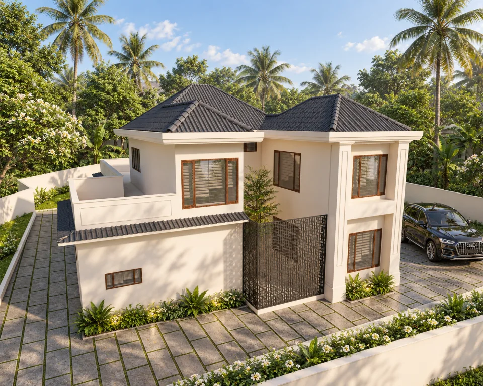 Thanseer residence at veengara