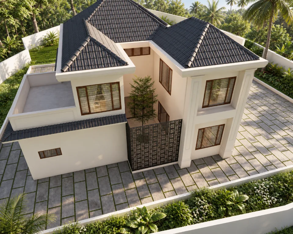 Thanseer residence at veengara
